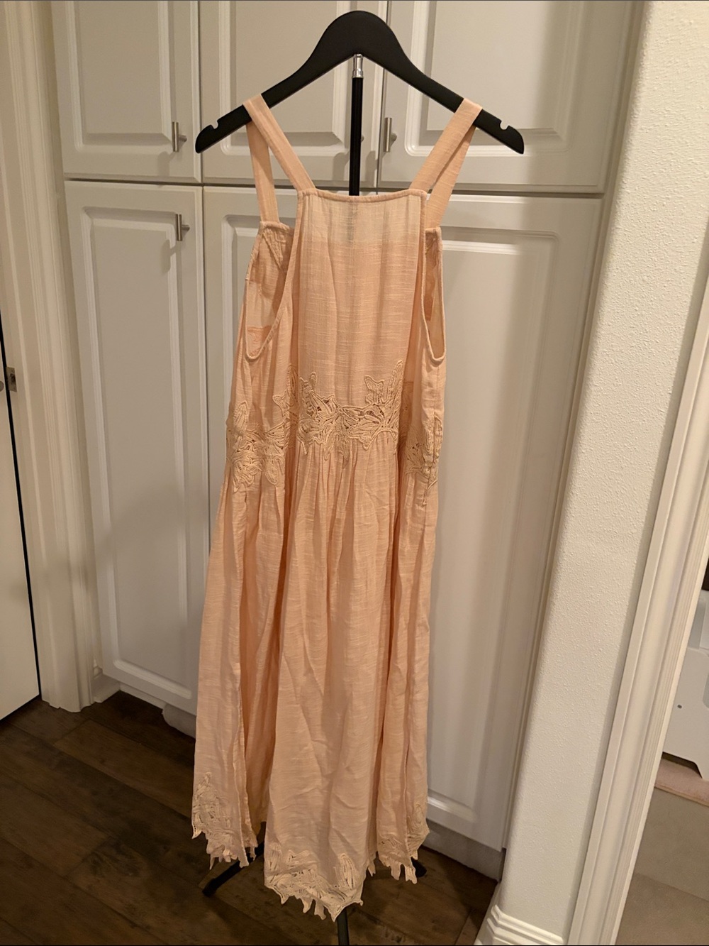 FP Women's light pink Embroidered Midi Dress - Picture 5 of 5